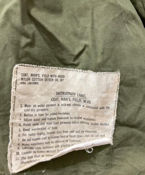 US ARMY（ユーエスアーミー）US ARMY (ユーエスアーミー) M65ジャケット オリーブ サイズ:Mの古着・服飾アイテム