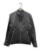 LIDnMリドム）の古着「ラムレザージャケット」｜ブラック