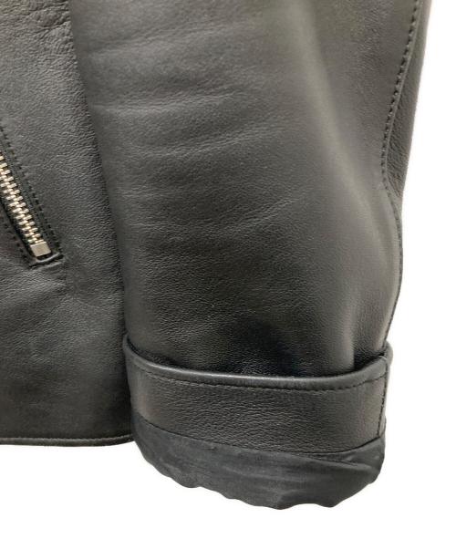 LIDnM（リドム）LIDnM (リドム) ラムレザージャケット ブラック サイズ:Mの古着・服飾アイテム