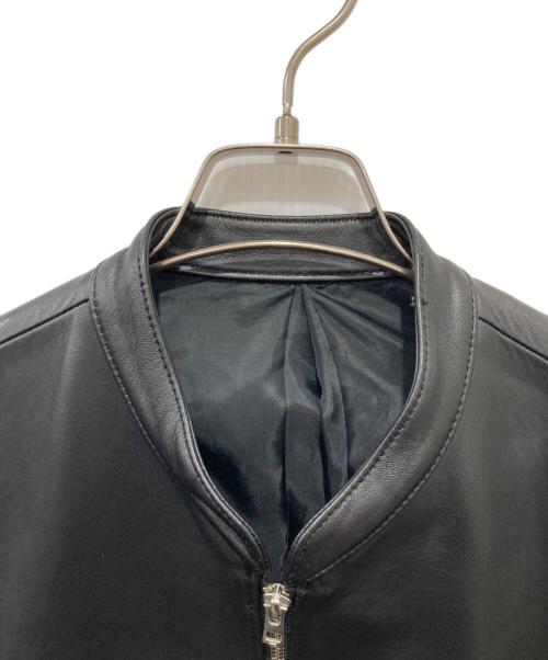 LIDnM（リドム）LIDnM (リドム) ラムレザージャケット ブラック サイズ:Mの古着・服飾アイテム