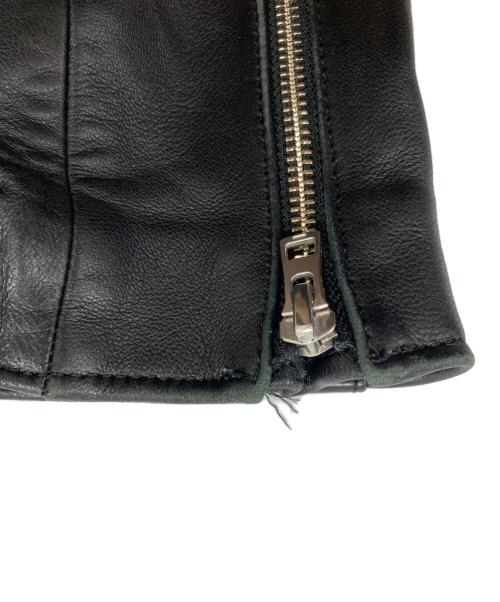 LIDnM（リドム）LIDnM (リドム) ラムレザージャケット ブラック サイズ:Mの古着・服飾アイテム
