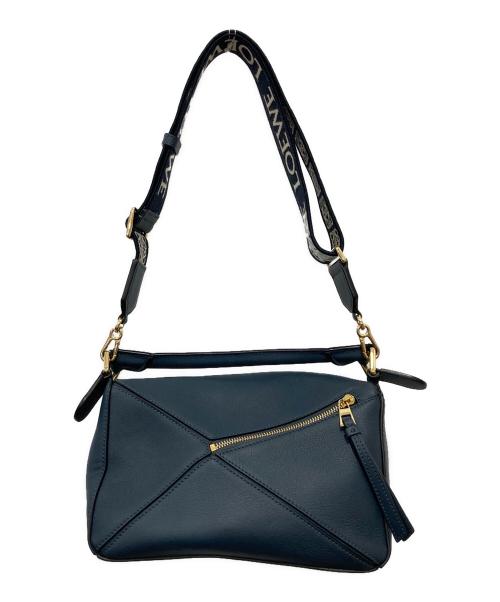 LOEWE（ロエベ）LOEWE (ロエベ) ショルダーバッグ/50周年限定/パズルバッグ スモール インディゴダイの古着・服飾アイテム