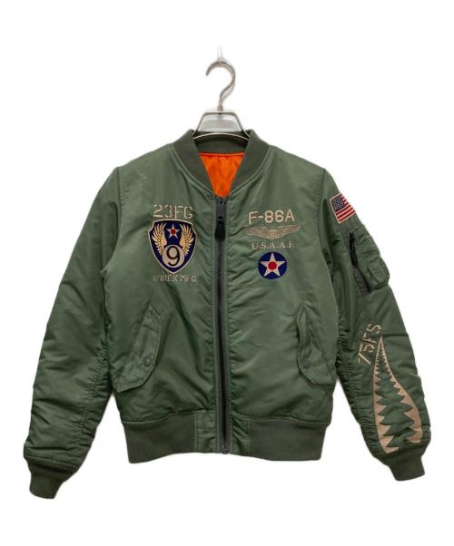 AVIREX（アヴィレックス）AVIREX (アヴィレックス) MA-1ジャケット カーキ サイズ:Mの古着・服飾アイテム