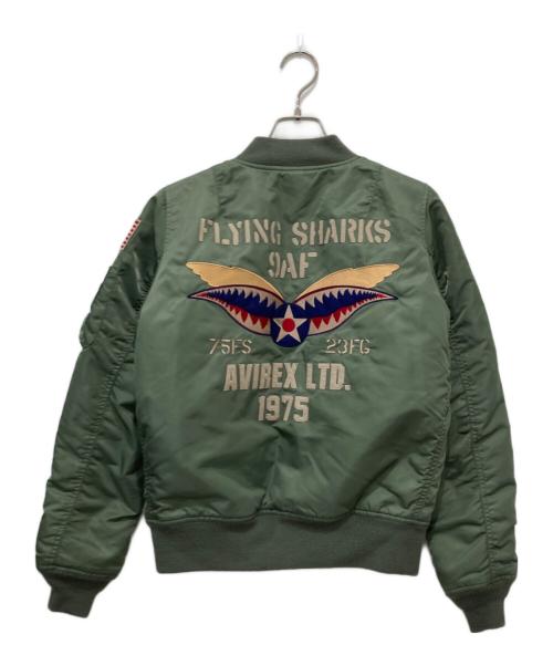 AVIREX（アヴィレックス）AVIREX (アヴィレックス) MA-1ジャケット カーキ サイズ:Mの古着・服飾アイテム