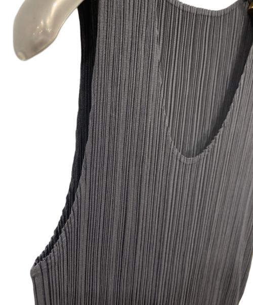 PLEATS PLEASE（プリーツプリーズ）PLEATS PLEASE (プリーツプリーズ) ノースリーブワンピース グレー サイズ:4の古着・服飾アイテム