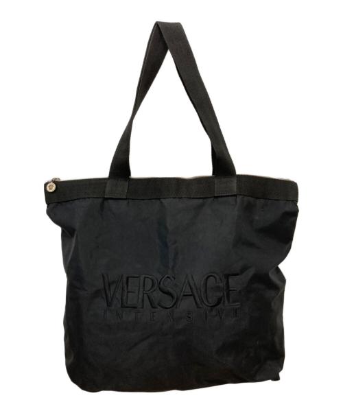 VERSACE（ヴェルサーチェ）VERSACE (ヴェルサーチェ) トートバッグ ブラックの古着・服飾アイテム