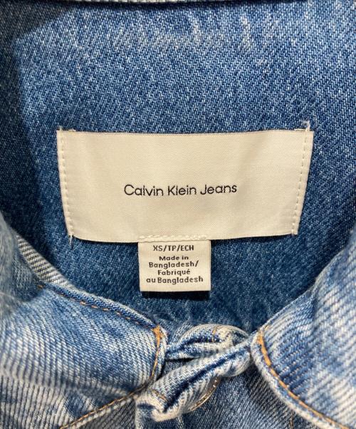 Calvin Klein（カルバンクライン）Calvin Klein (カルバンクライン) 90's トラッカーデニムジャケット インディゴ サイズ:XSの古着・服飾アイテム
