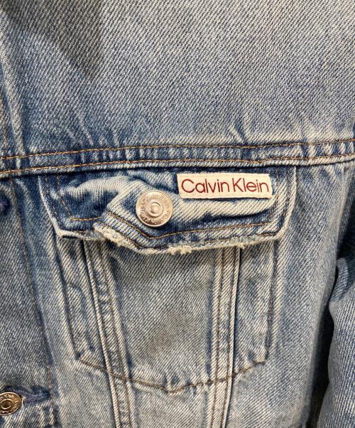 Calvin Klein（カルバンクライン）Calvin Klein (カルバンクライン) 90's トラッカーデニムジャケット インディゴ サイズ:XSの古着・服飾アイテム