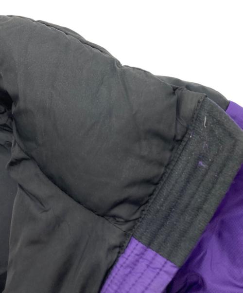 THE NORTH FACE（ザ ノース フェイス）THE NORTH FACE (ザ ノース フェイス) ダウンジャケット ブラック×パープル サイズ:XLの古着・服飾アイテム
