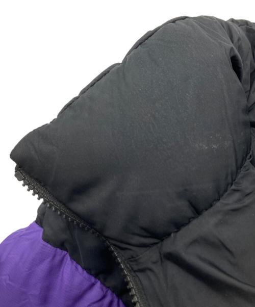 THE NORTH FACE（ザ ノース フェイス）THE NORTH FACE (ザ ノース フェイス) ダウンジャケット ブラック×パープル サイズ:XLの古着・服飾アイテム