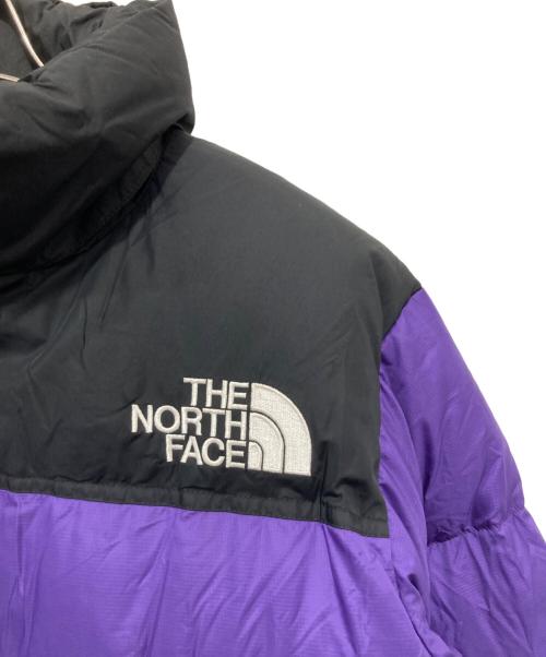 THE NORTH FACE（ザ ノース フェイス）THE NORTH FACE (ザ ノース フェイス) ダウンジャケット ブラック×パープル サイズ:XLの古着・服飾アイテム