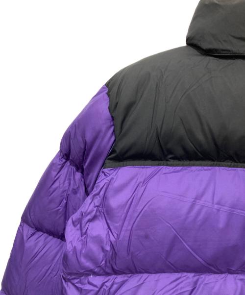 THE NORTH FACE（ザ ノース フェイス）THE NORTH FACE (ザ ノース フェイス) ダウンジャケット ブラック×パープル サイズ:XLの古着・服飾アイテム