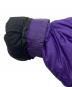中古・古着 THE NORTH FACE (ザ ノース フェイス) ダウンジャケット ブラック×パープル サイズ:XL：9000円
