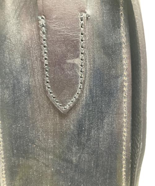 MARGARET HOWELL（マーガレットハウエル）MARGARET HOWELL (マーガレットハウエル) BRIDLE LEATHER SHOULDER BAG ブラックの古着・服飾アイテム