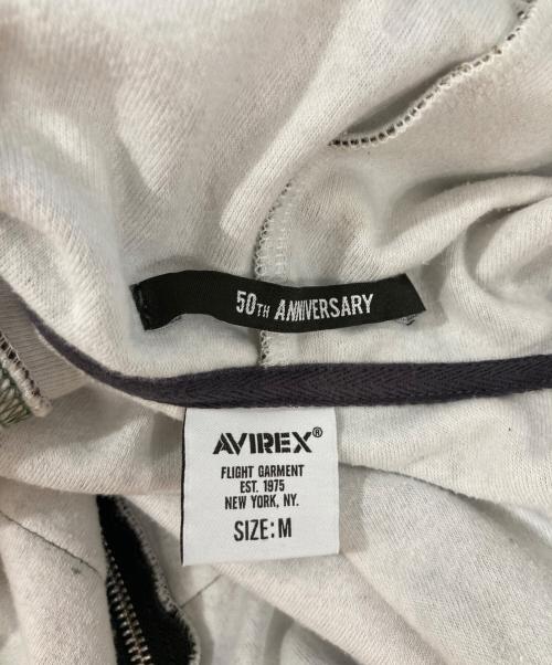 AVIREX（アヴィレックス）AVIREX (アヴィレックス) PILE CAMO ZIP UP HOODIE オリーブ サイズ:Mの古着・服飾アイテム