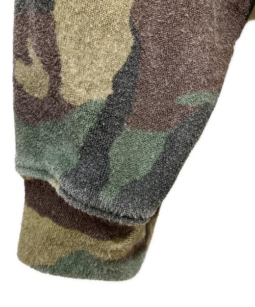 AVIREX（アヴィレックス）AVIREX (アヴィレックス) PILE CAMO ZIP UP HOODIE オリーブ サイズ:Mの古着・服飾アイテム