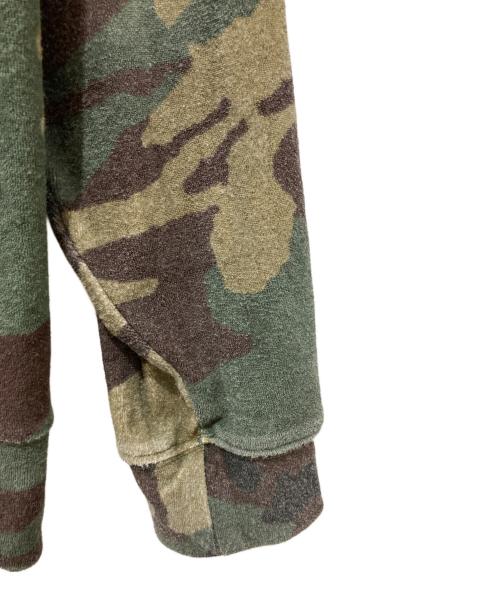 AVIREX（アヴィレックス）AVIREX (アヴィレックス) PILE CAMO ZIP UP HOODIE オリーブ サイズ:Mの古着・服飾アイテム