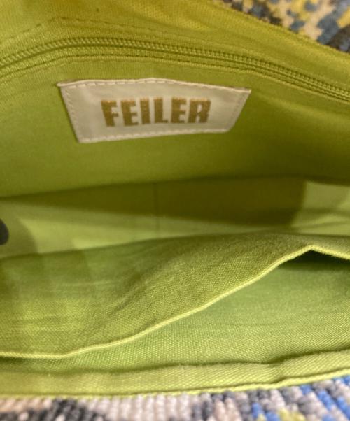 FEILER（フェイラー）FEILER (フェイラー) リネアブーケクロスボディバッグ ベージュの古着・服飾アイテム