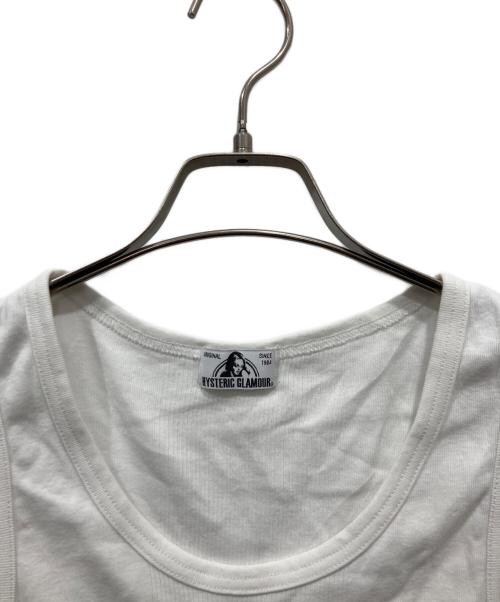 Hysteric Glamour（ヒステリックグラマー）Hysteric Glamour (ヒステリックグラマー) タンクトップ ホワイト サイズ:Freeの古着・服飾アイテム