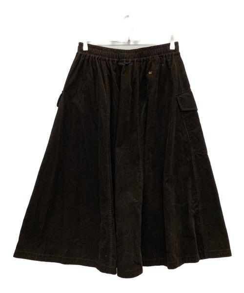 45R（フォーティファイブ・アール）45R (フォーティファイブ・アール) ミジンコールのテントスカート ブラウン サイズ:FREEの古着・服飾アイテム