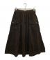 45R（フォーティファイブ・アール）の古着「ミジンコールのテントスカート」｜ブラウン