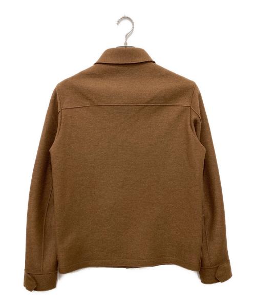 HERNO（ヘルノ）HERNO (ヘルノ) オーガニックボイルドウール シャツジャケット ブラウン サイズ:44の古着・服飾アイテム