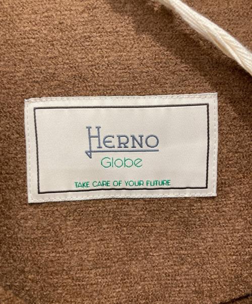 HERNO（ヘルノ）HERNO (ヘルノ) オーガニックボイルドウール シャツジャケット ブラウン サイズ:44の古着・服飾アイテム