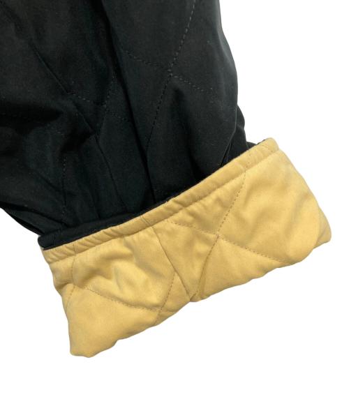 HERMES（エルメス）HERMES (エルメス) キルティングリバーシブルコート ブラック×イエロー サイズ:52の古着・服飾アイテム