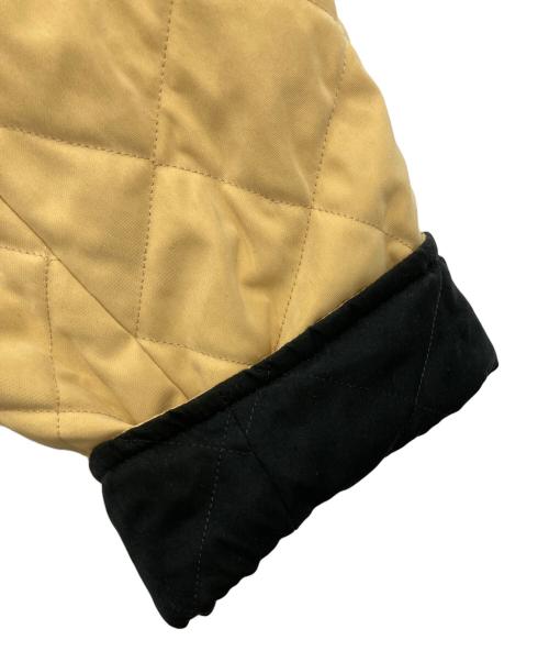 HERMES（エルメス）HERMES (エルメス) キルティングリバーシブルコート ブラック×イエロー サイズ:52の古着・服飾アイテム