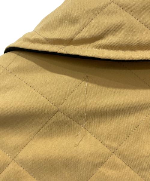 HERMES（エルメス）HERMES (エルメス) キルティングリバーシブルコート ブラック×イエロー サイズ:52の古着・服飾アイテム