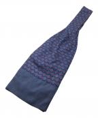 HERMESエルメス）の古着「シルクアスコットタイ」｜ブルー