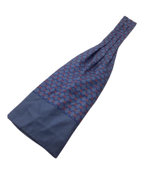 HERMES（エルメス）HERMES (エルメス) シルクアスコットタイ ブルーの古着・服飾アイテム