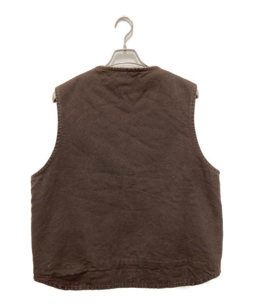 CarHartt（カーハート）CarHartt (カーハート) ダックベスト ブラウン サイズ:Lの古着・服飾アイテム
