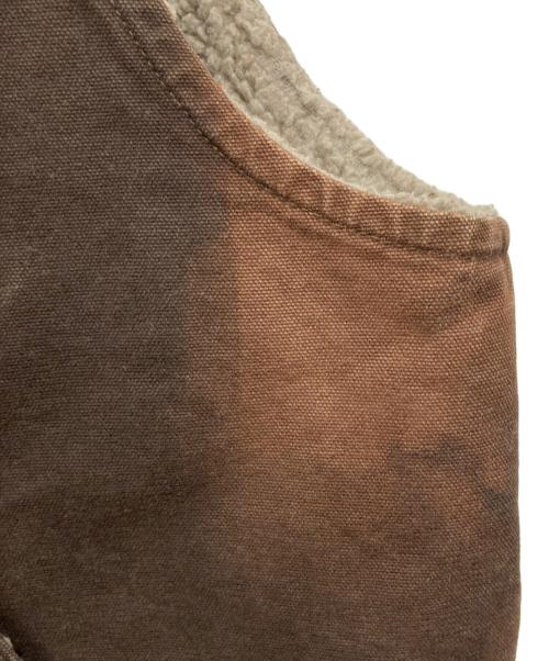 CarHartt（カーハート）CarHartt (カーハート) ダックベスト ブラウン サイズ:Lの古着・服飾アイテム