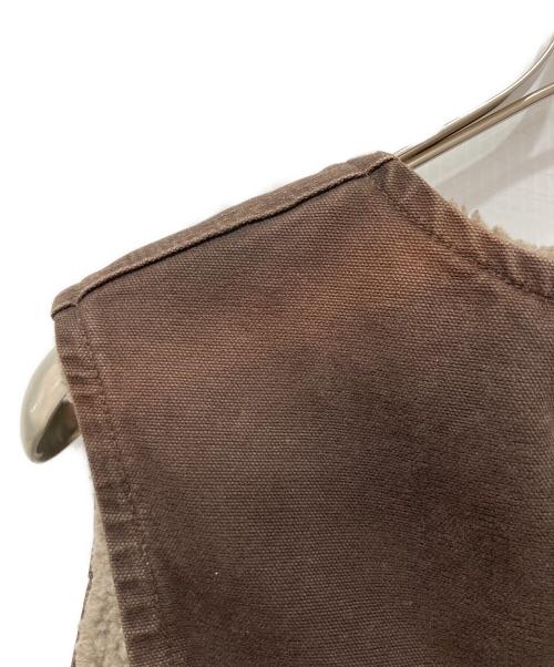 CarHartt（カーハート）CarHartt (カーハート) ダックベスト ブラウン サイズ:Lの古着・服飾アイテム