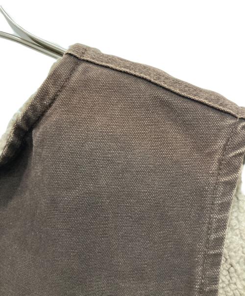 CarHartt（カーハート）CarHartt (カーハート) ダックベスト ブラウン サイズ:Lの古着・服飾アイテム