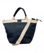 KITAMURAキタムラ）の古着「レザー2WAYバッグ」｜ネイビー