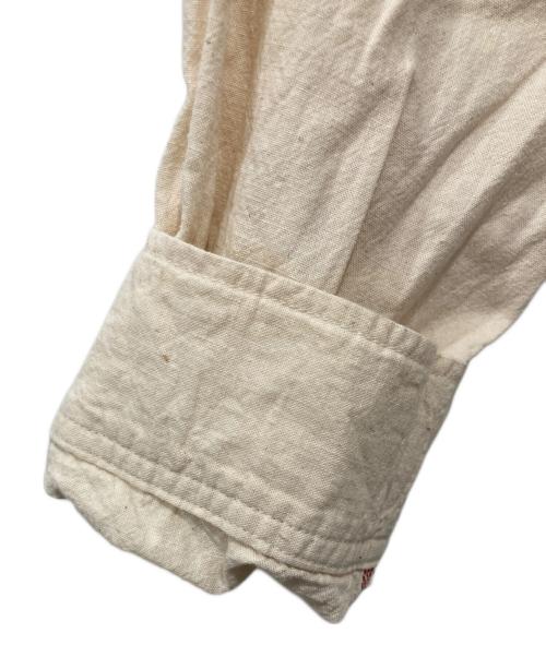 SUGAR CANE（シュガーケーン）SUGAR CANE (シュガーケーン) ワークシャツ アイボリー サイズ:Mの古着・服飾アイテム