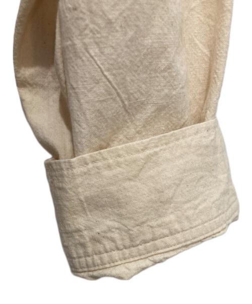 SUGAR CANE（シュガーケーン）SUGAR CANE (シュガーケーン) ワークシャツ アイボリー サイズ:Mの古着・服飾アイテム