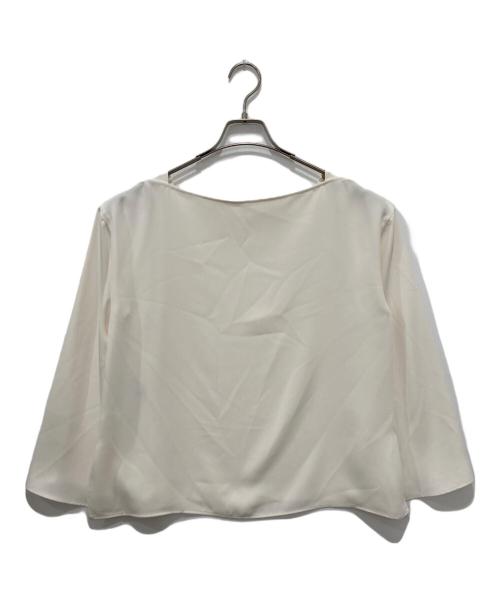 Noble（ノーブル）Noble (ノーブル) スリットスリーブブラウス ホワイト サイズ:FREEの古着・服飾アイテム