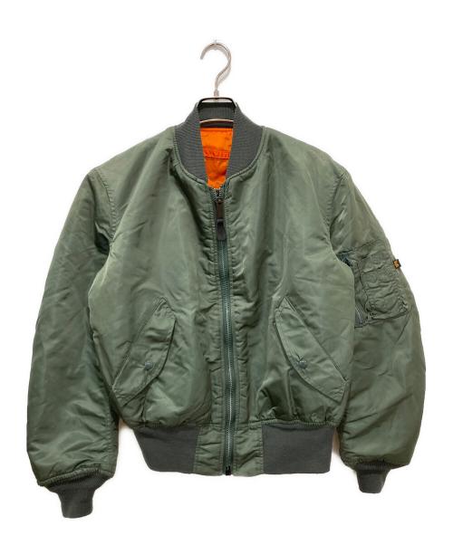 ALPHA（アルファ）ALPHA (アルファ) MA-1ジャケット カーキ サイズ:Mの古着・服飾アイテム