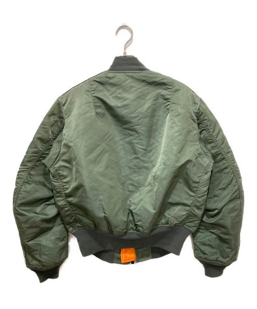 ALPHA（アルファ）ALPHA (アルファ) MA-1ジャケット カーキ サイズ:Mの古着・服飾アイテム