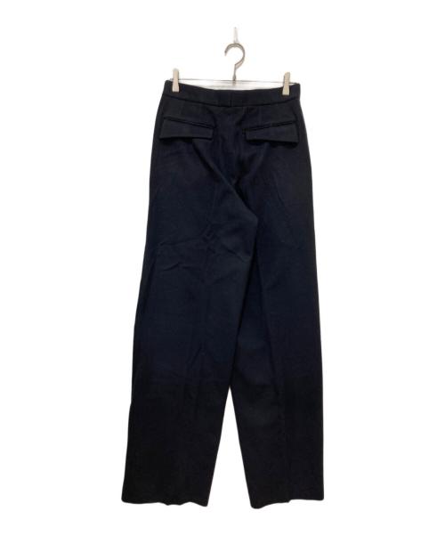 JOHN LAWRENCE SULLIVAN（ジョン ローレンス サリバン）JOHN LAWRENCE SULLIVAN (ジョン ローレンス サリバン) ワイドタックトラウザー ネイビー サイズ:38の古着・服飾アイテム