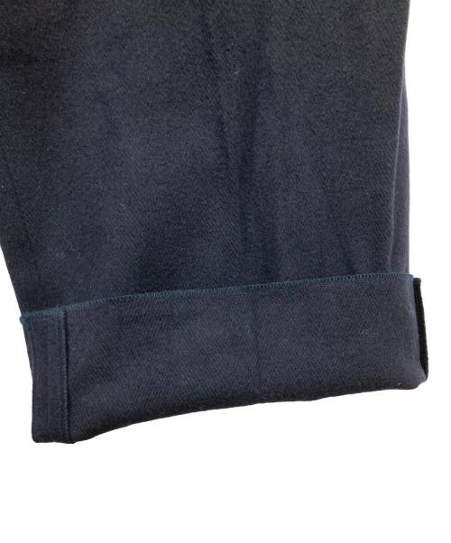 JOHN LAWRENCE SULLIVAN（ジョン ローレンス サリバン）JOHN LAWRENCE SULLIVAN (ジョン ローレンス サリバン) ワイドタックトラウザー ネイビー サイズ:38の古着・服飾アイテム