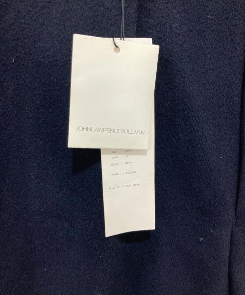 JOHN LAWRENCE SULLIVAN（ジョン ローレンス サリバン）JOHN LAWRENCE SULLIVAN (ジョン ローレンス サリバン) ワイドタックトラウザー ネイビー サイズ:38の古着・服飾アイテム