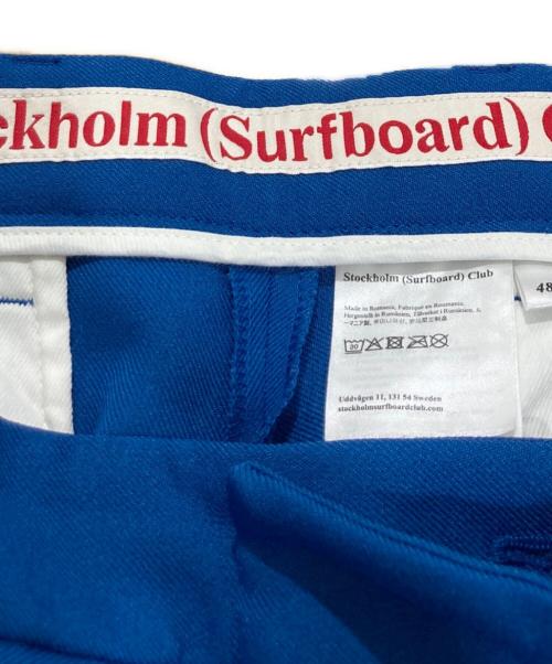Stockholm Surfboard Club（ストックホルム サーフボード クラブ）Stockholm Surfboard Club (ストックホルム サーフボード クラブ) スラックス ブルー サイズ:48の古着・服飾アイテム