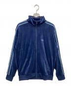 adidasアディダス）の古着「BECKENBAUER Velour TRACKTOP」｜ネイビー