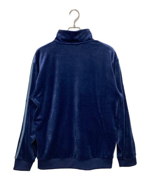 adidas（アディダス）adidas (アディダス) BECKENBAUER Velour TRACKTOP ネイビー サイズ:Sの古着・服飾アイテム