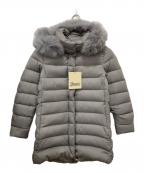 HERNOヘルノ）の古着「ファー付きダウンコート」｜グレー