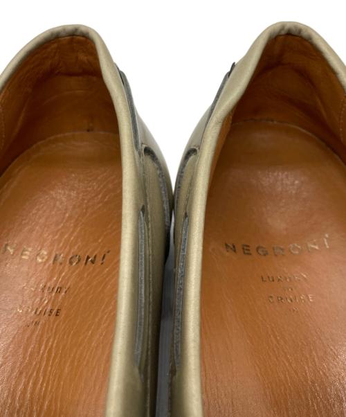 negroni（ネグローニ）negroni (ネグローニ) ローファー カーキ サイズ:下記参照の古着・服飾アイテム